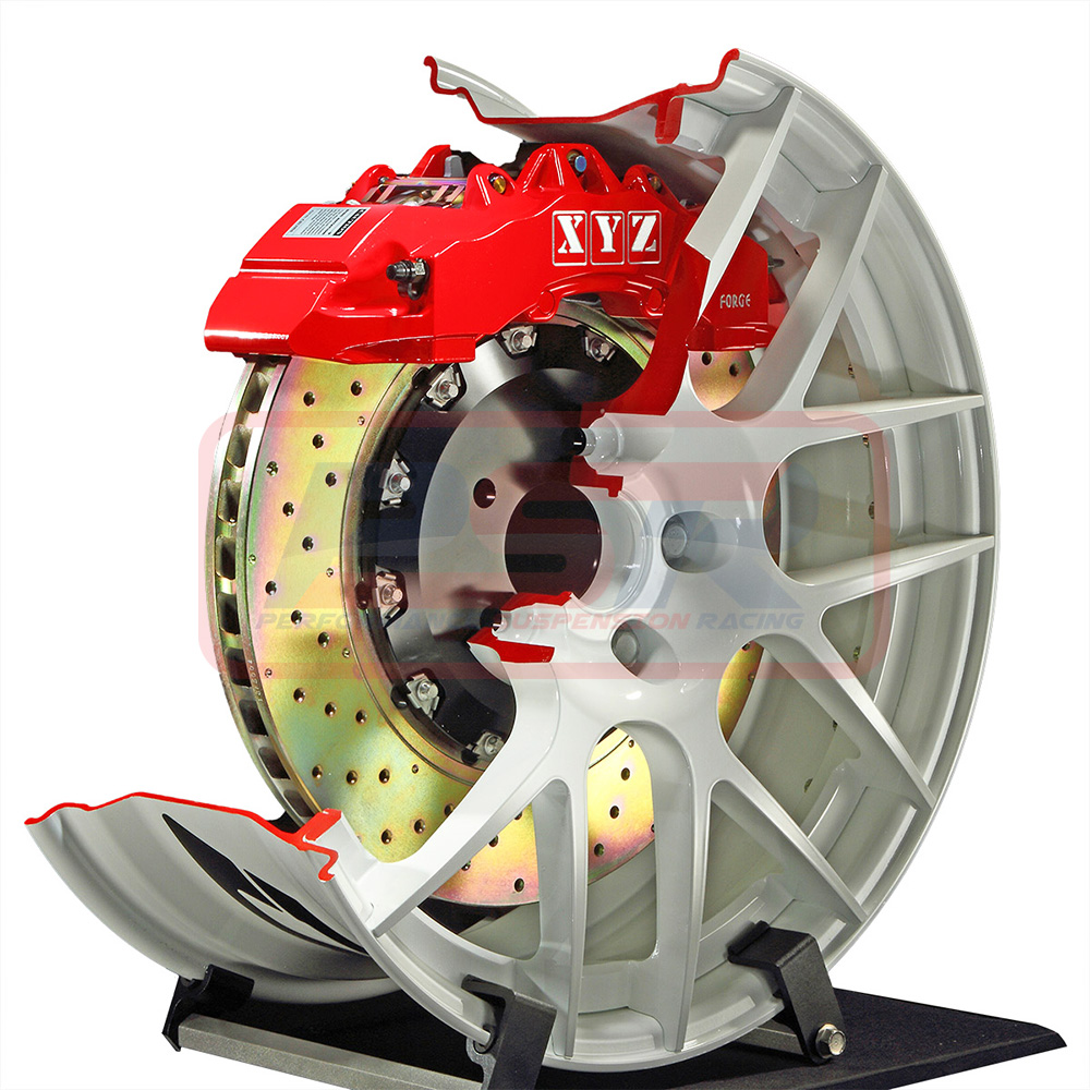 Holden Commodore VT-VZ XYZ Racing 4 Pot 355mm Fixed Rotor Rear Big Brake Kit BBK