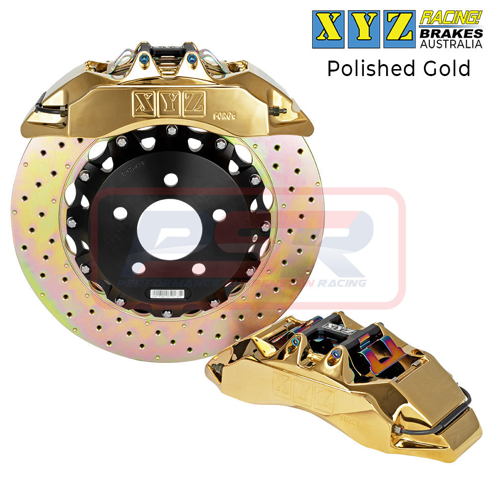 Holden Commodore VB-VP XYZ Racing 4 Pot 355mm Fixed Rotor Rear Big Brake Kit BBK