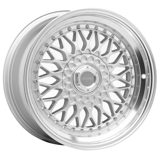 Lenso BSX Wheel Silver Mirror Lip - image 1