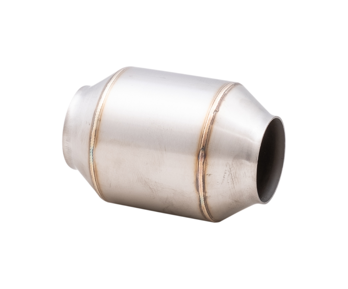 2.5Inch Short Round 100 Cell Metallic Hi Flow Cat Converter