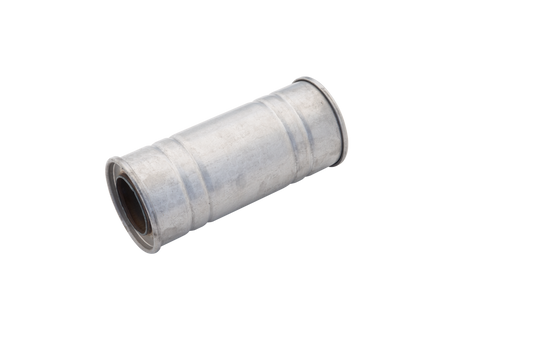 5Inch Round Straight Through Resonator 14Inch Long 2.5Inch Pipework