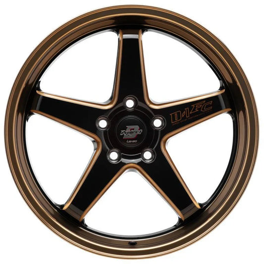 Lenso D-1FC Wheel Gloss Black Copper Milling Copper Lip - image 2