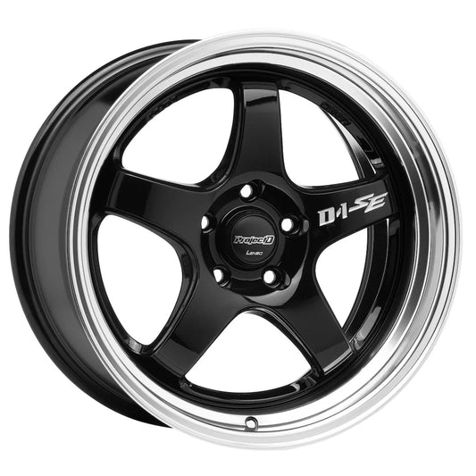 Lenso D-1SE Wheel Gloss Black Mirror Lip - image 1