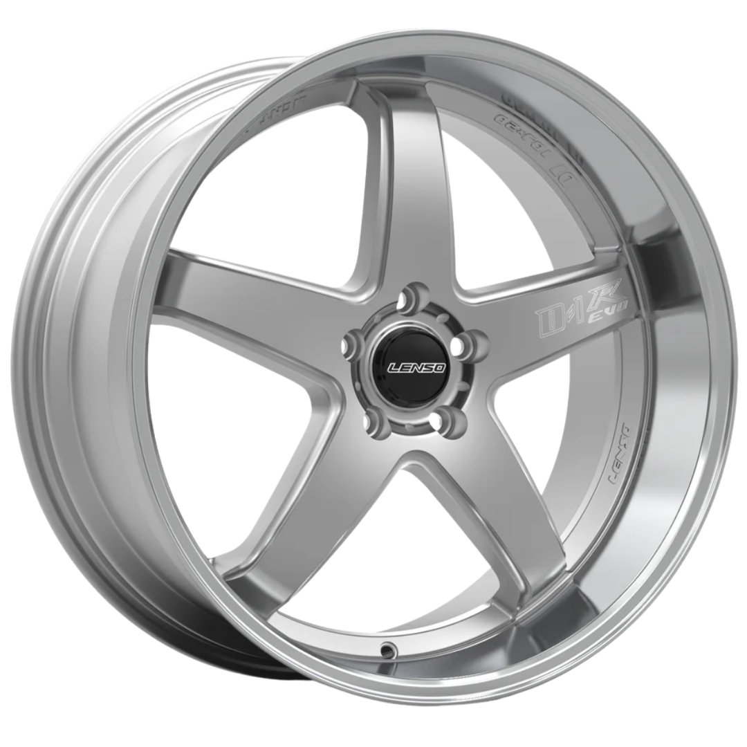 Lenso D1R-EVO Wheel  Hyper Silver Mirror Lip - image 1