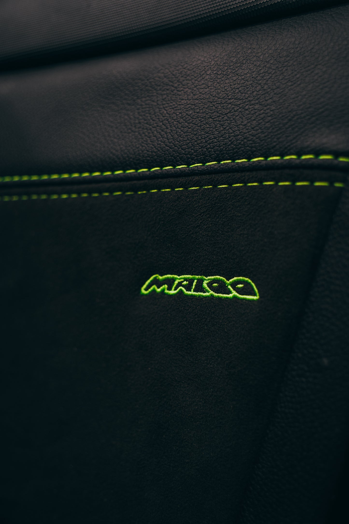 VF HSV STYLE CUSTOM INTERIOR - Charcoal Alcantara & Lime Stitch