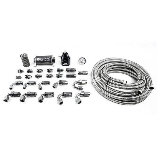 [DeatschWerks]   Fuel system - Deatschwerks X2 Series Module CPE Plumbing Kit | 2011-19 Mustang