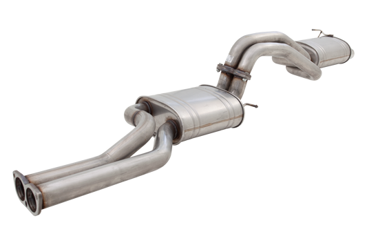 BA BF Falcon Turbo Sedan Twin 2.5Inch Raw 409 Cat Back Exhaust System