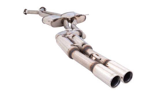 Holden V8 Ute VU-VZ 5.7L Twin 2.5Inch Cat Back Exhaust with Hot Dog Rear