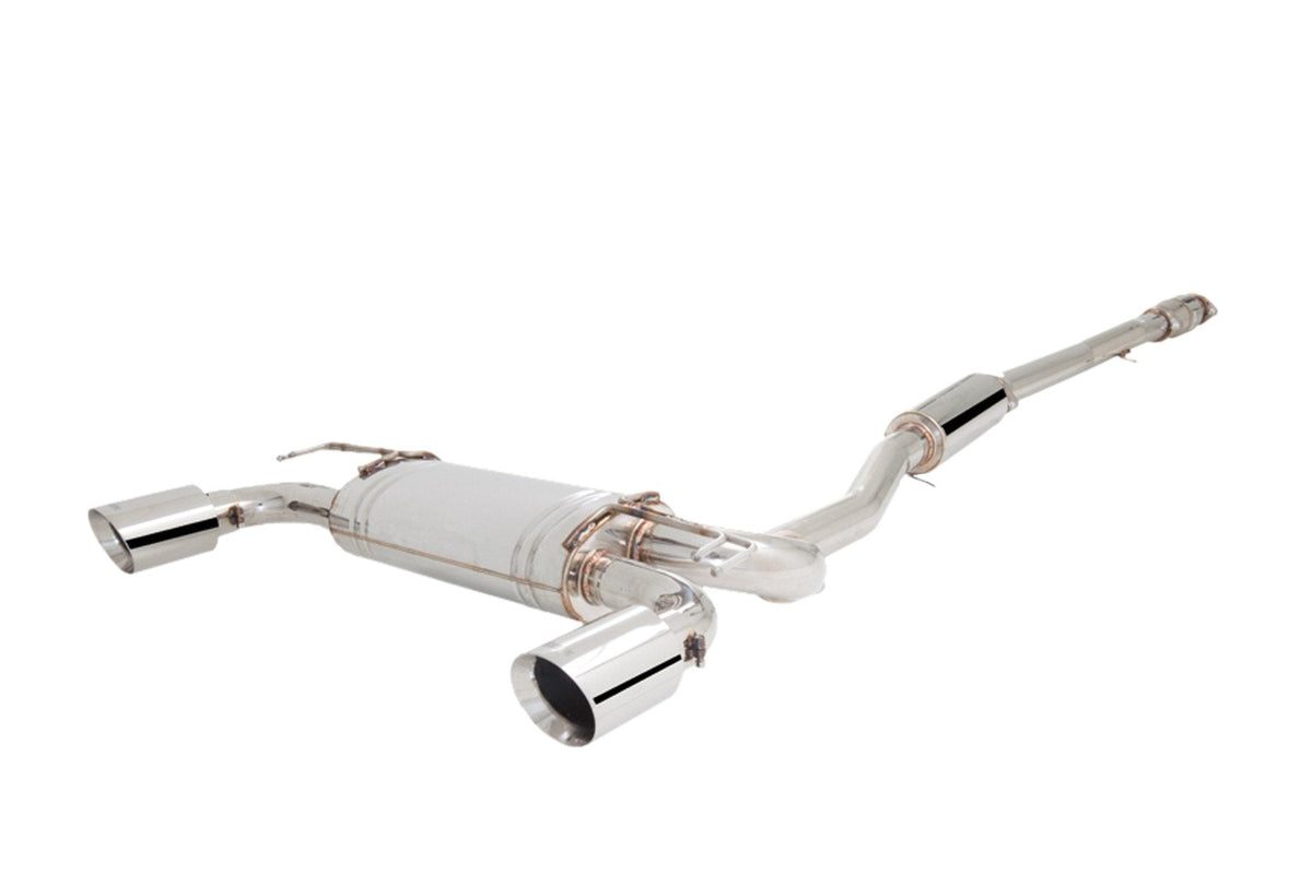 Mitsubishi Evolution X 3Inch Stainless Steel Cat Back System with Dual Tips