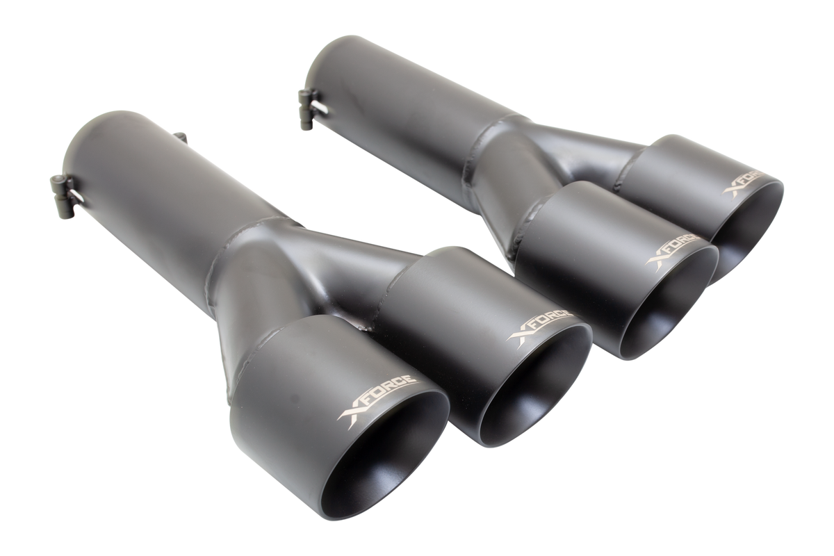 Holden VE/VF Sedan 3Inch Inlet Black Tips