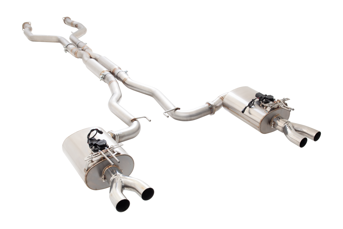 HSV Maloo 304 Stainless Steel Twin 3inch Varex Valved Cat Back Exhaust