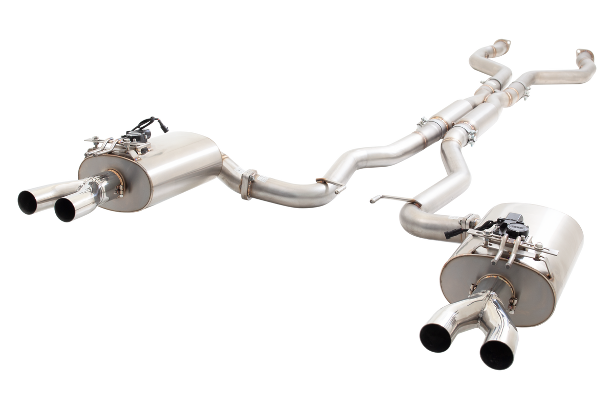 HSV Maloo 304 Stainless Steel Twin 3inch Varex Valved Cat Back Exhaust