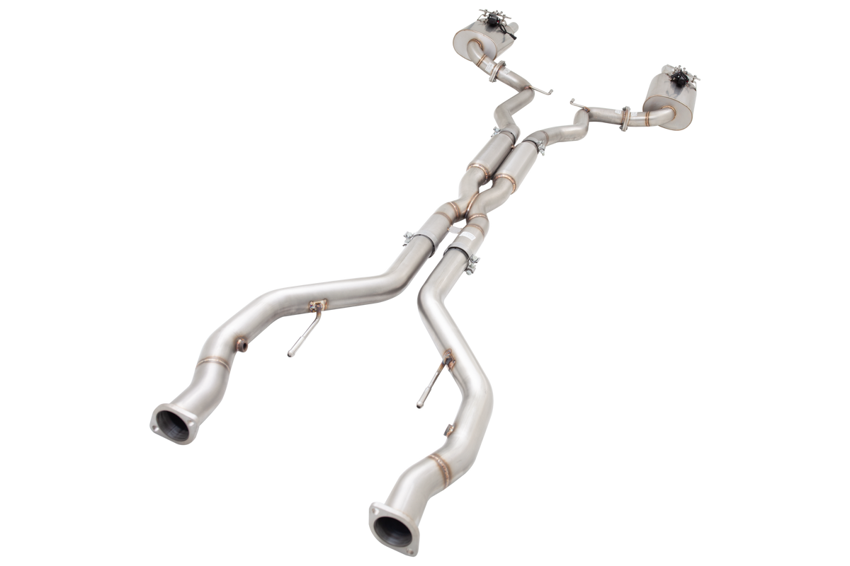 HSV VF Sedan and Wagon 304 Stainless Steel Twin 3Inch Varex Valved Cat Back System