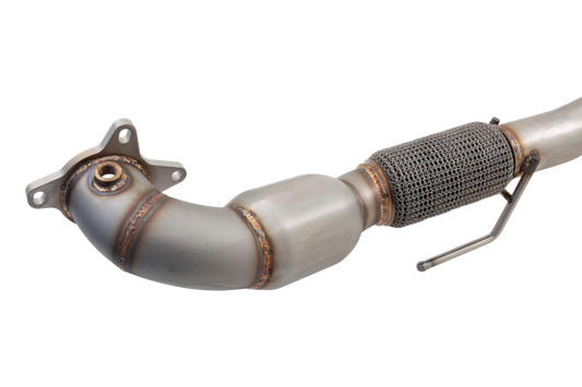VW GOLF GTI MK5 and MK6 Downpipe with Hi Flow Catalytic Converter