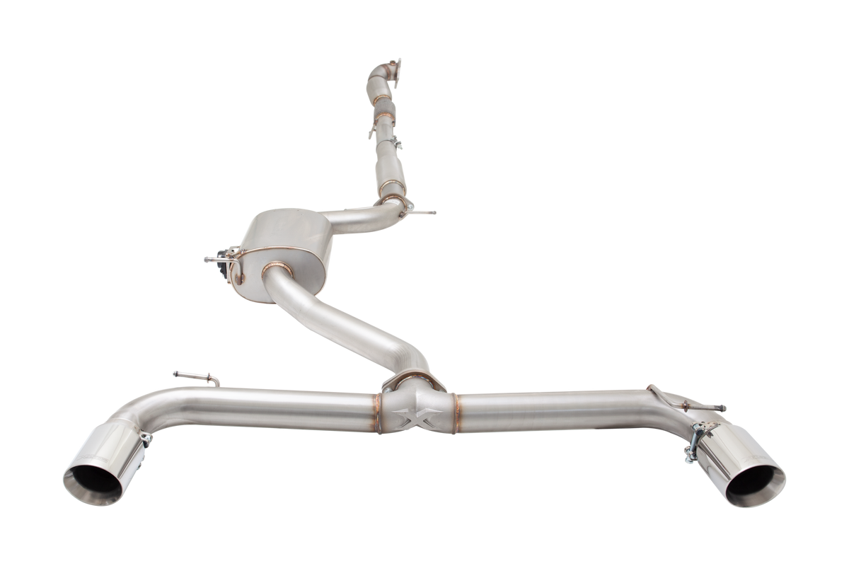 VW MK6 Varex Valved Turbo Back Exhaust System