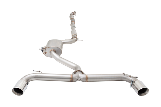 VW MK6 Varex Valved Turbo Back Exhaust System