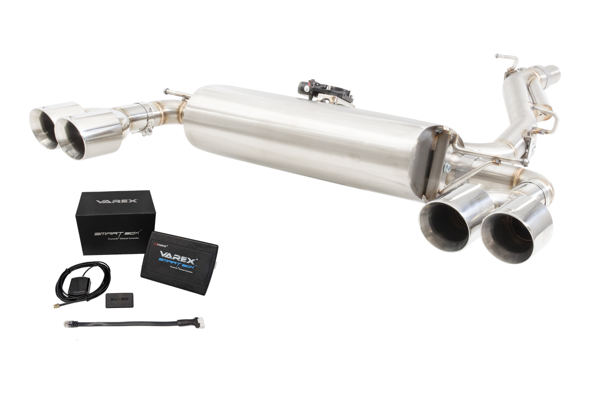 AUDI S3 8Y and 8V Sedan Varex Valved Cat Back Exhaust System with SmartBox