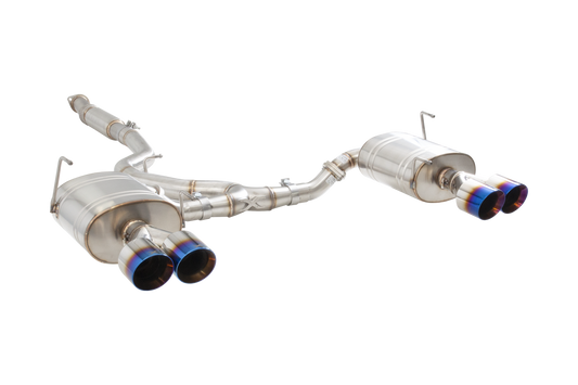 Subaru WRX STI G3 VA Sedan Cat Back Exhaust with Burnt Blue Tips