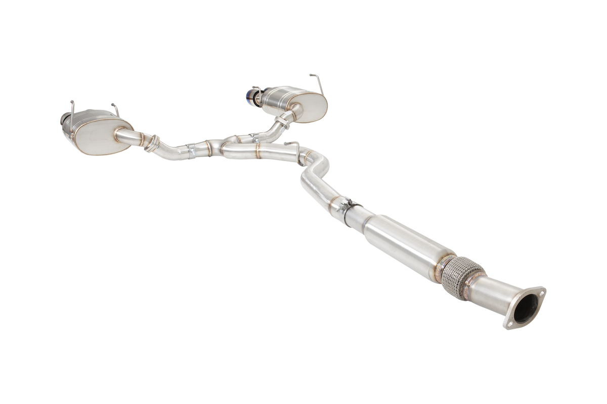 Subaru WRX STI G3 VA Sedan Cat Back Exhaust with Burnt Blue Tips