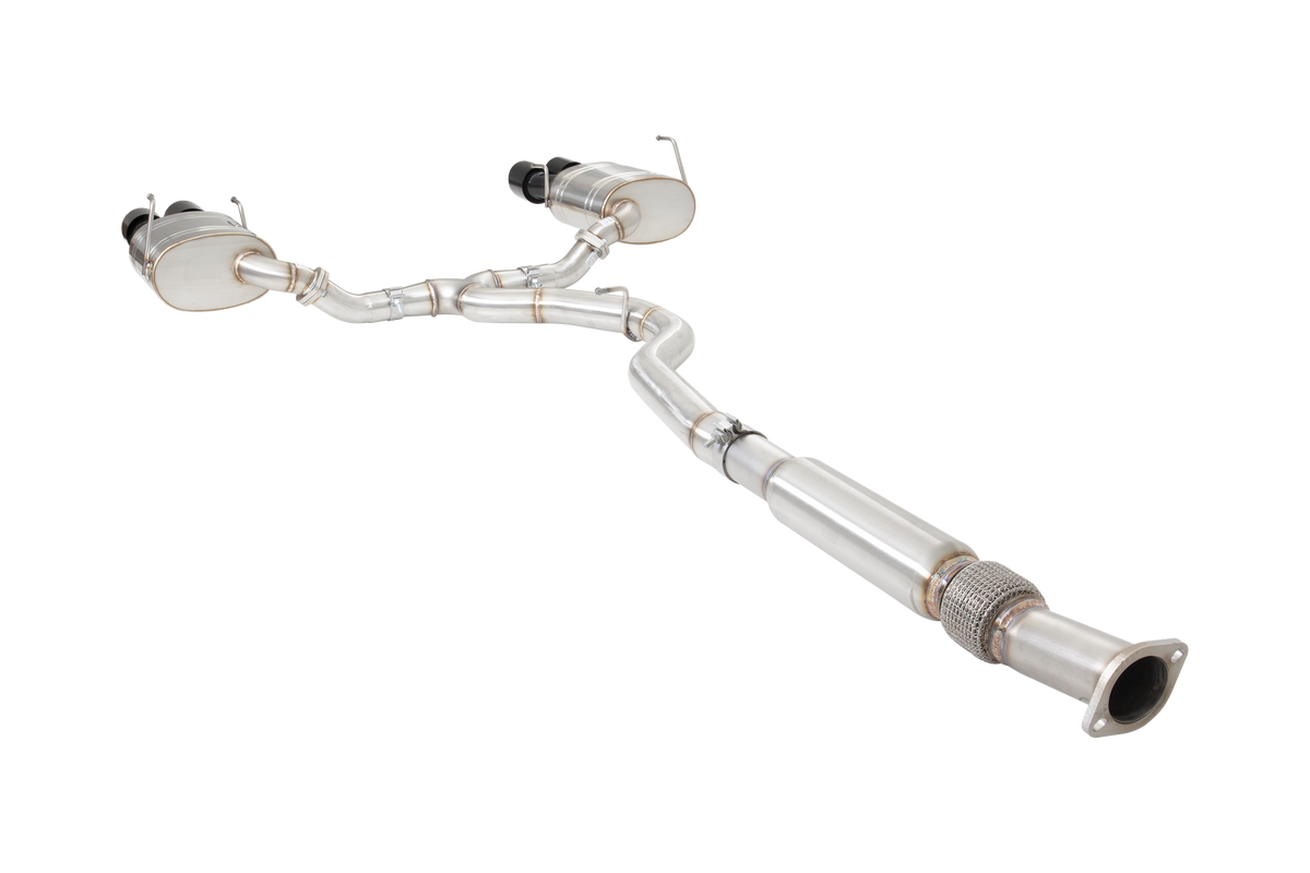 Subaru WRX STI G3 VA Sedan Cat Back Exhaust with Black Tips