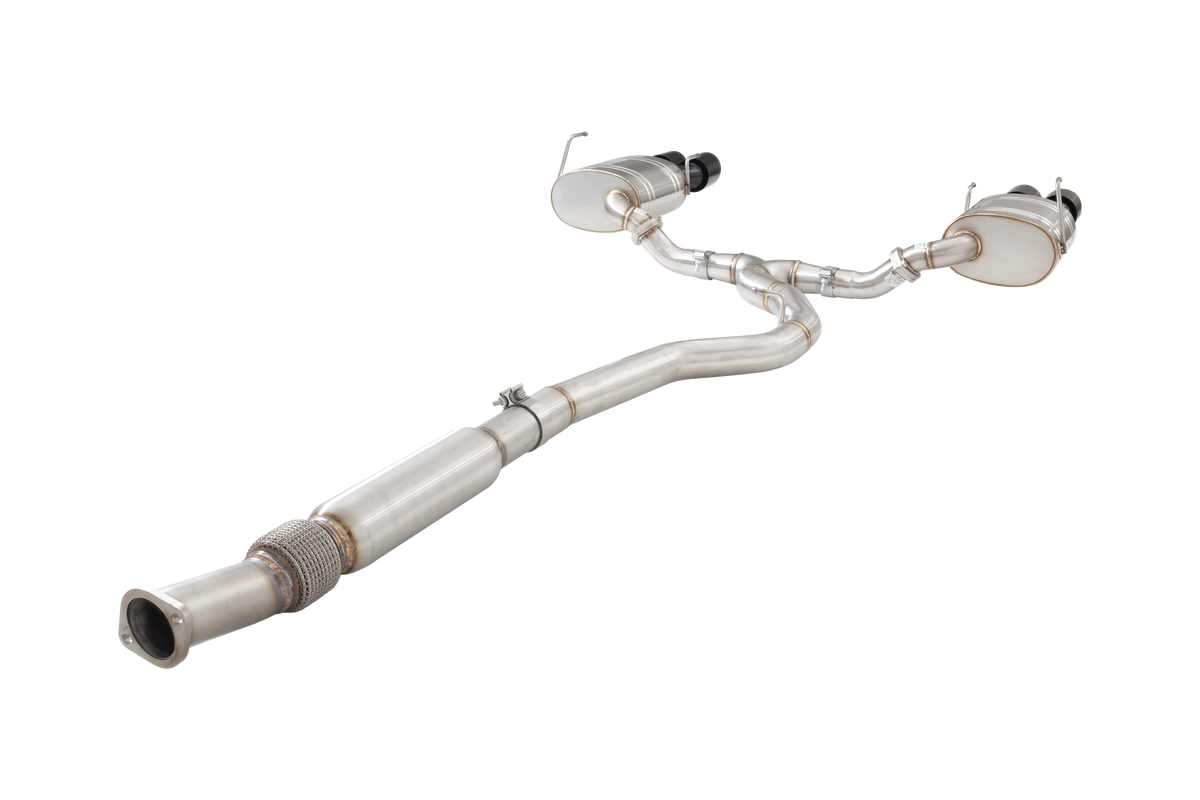 Subaru WRX STI G3 VA Sedan Cat Back Exhaust with Black Tips
