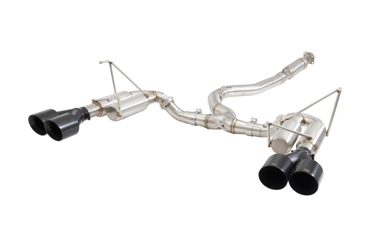 Subaru WRX STI G3 VA Sedan Race Cat Back Exhaust with Black Tips