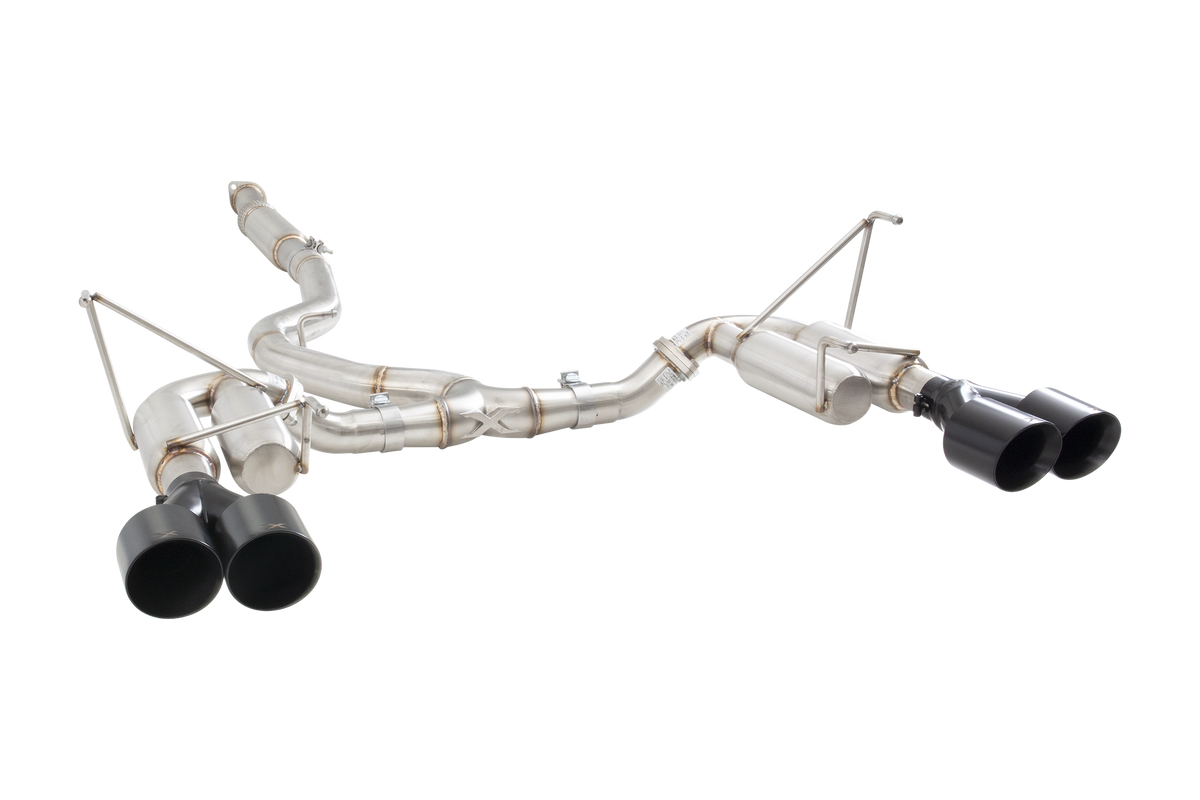 Subaru WRX STI G3 VA Sedan Race Cat Back Exhaust with Black Tips