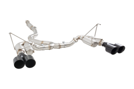 Subaru WRX STI G3 VA Sedan Race Cat Back Exhaust with Black Tips