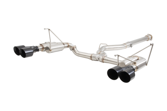 Subaru WRX Sedan VB Race Cat Back Exhaust System with Black Tips