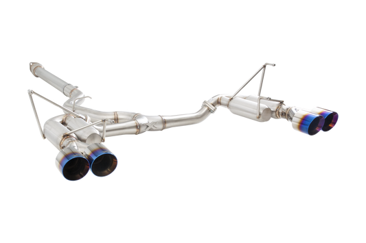 Subaru WRX Sedan VB Race Cat Back Exhaust System with Burnt Blue Tips