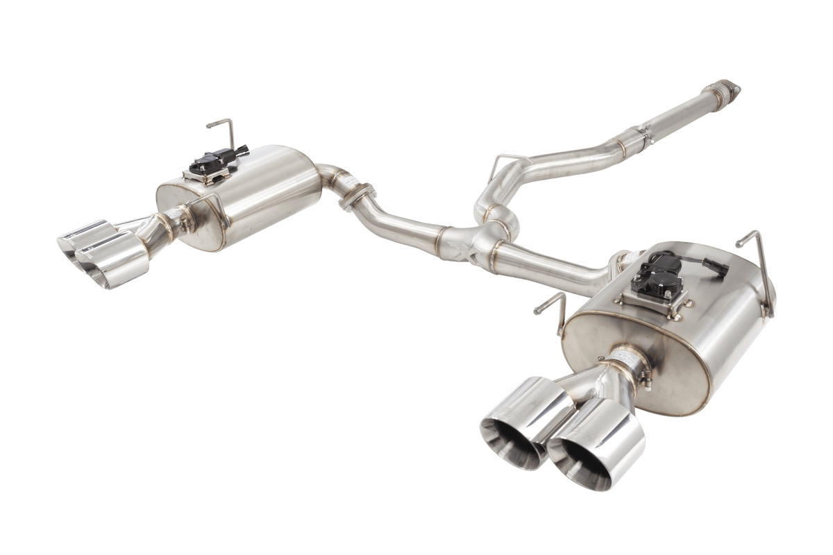 SUBARU WRX SEDAN VB Varex WR Valved Cat Back Exhaust System with Polished Tips