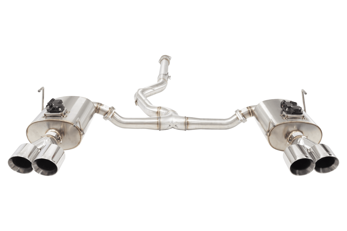 SUBARU WRX SEDAN VB Varex WR Valved Cat Back Exhaust System with Polished Tips