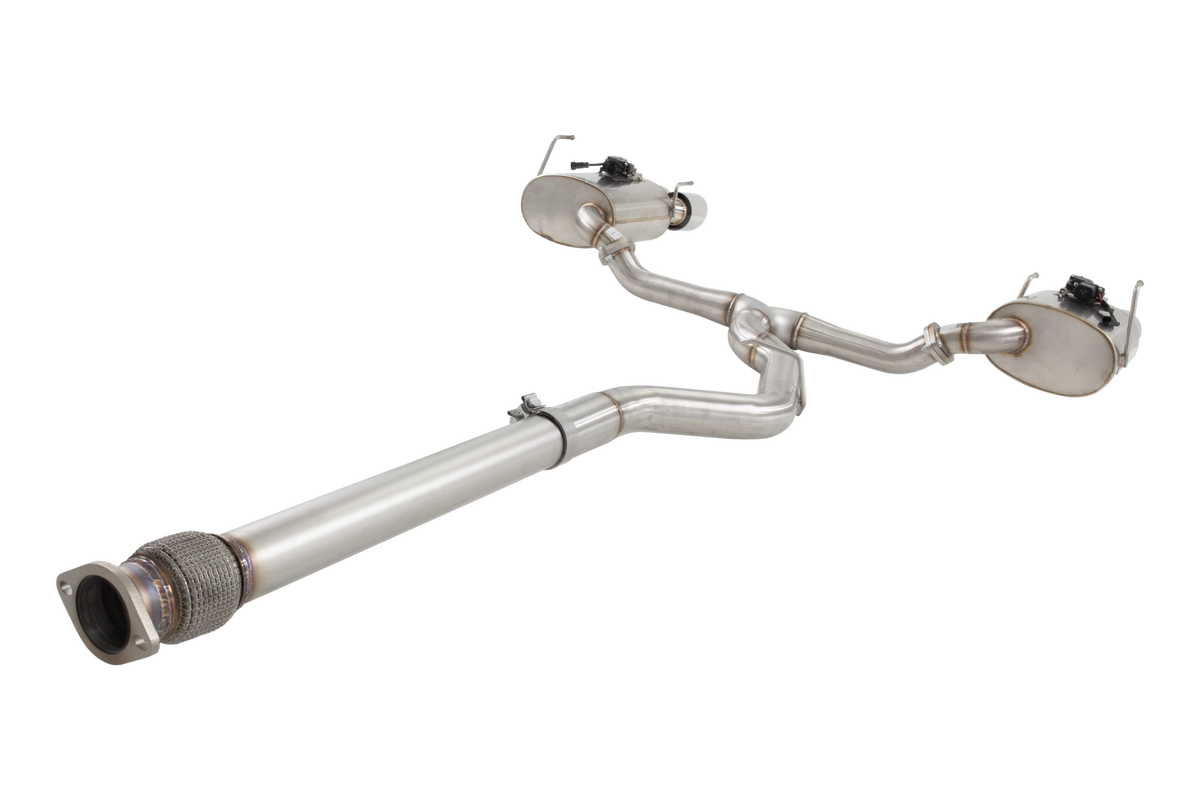 SUBARU WRX SEDAN VB Varex WR Valved Cat Back Exhaust System with Polished Tips