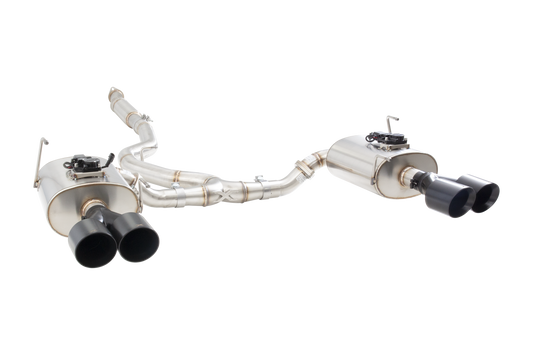 Subaru WRX / STI G3, VA Sedan Varex WR Valved Cat Back Exhaust with Black Tips
