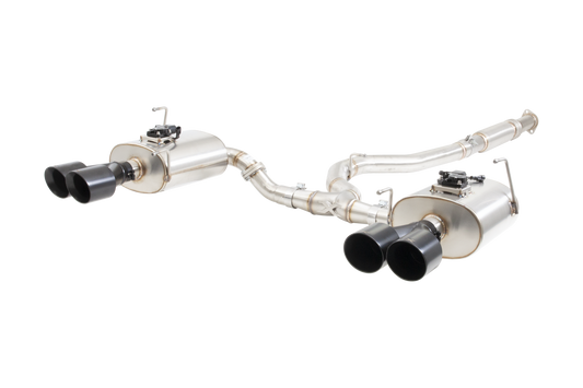 Subaru WRX / STI G3, VA Sedan Varex WR Valved Cat Back Exhaust with Black Tips