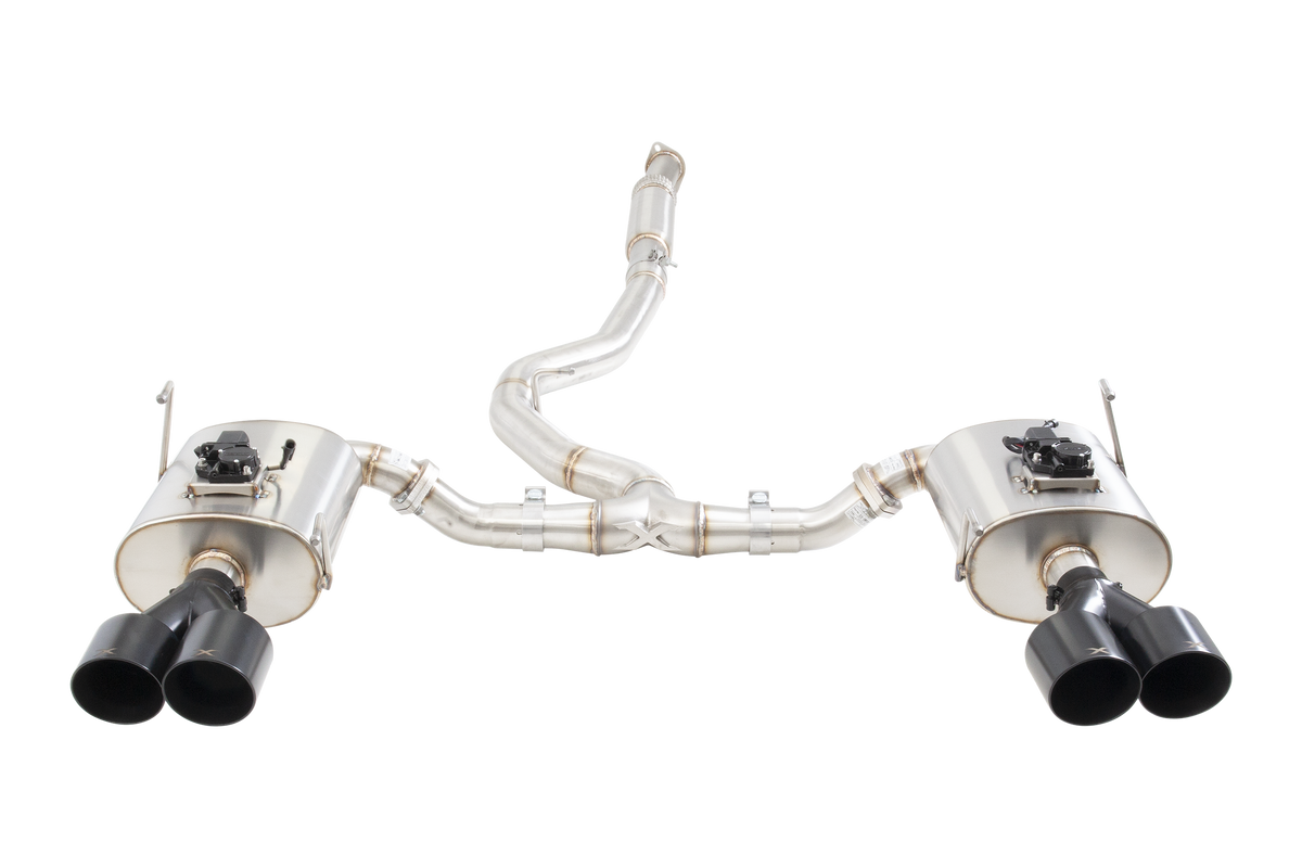 Subaru WRX / STI G3, VA Sedan Varex WR Valved Cat Back Exhaust with Black Tips