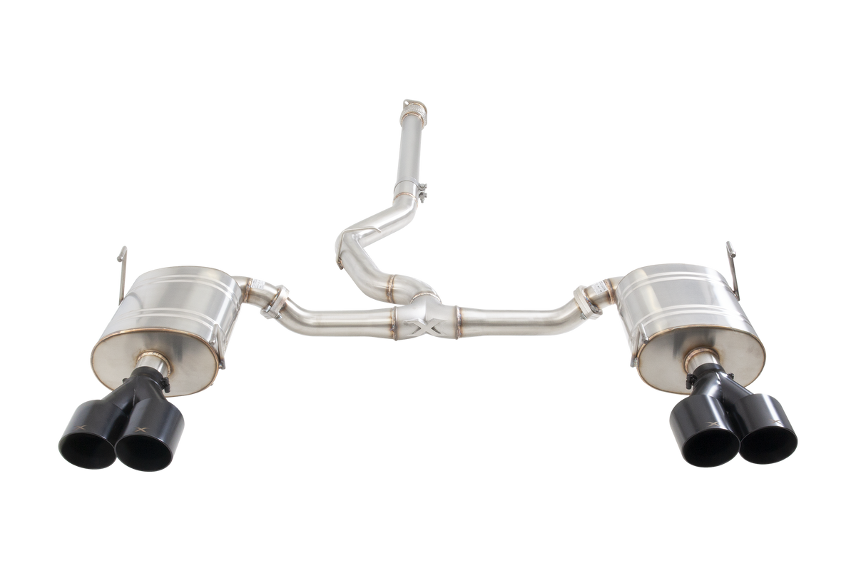Subaru WRX Sedan VB Cat Back Exhaust System with Black Tips