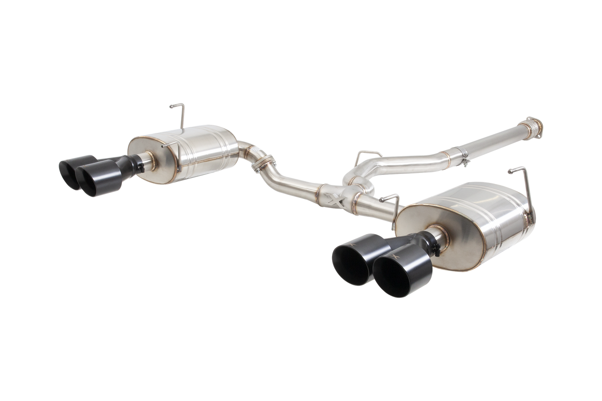 Subaru WRX Sedan VB Cat Back Exhaust System with Black Tips