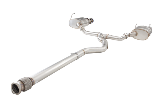 Subaru WRX Sedan VB Cat Back Exhaust System with Burnt Blue Tips