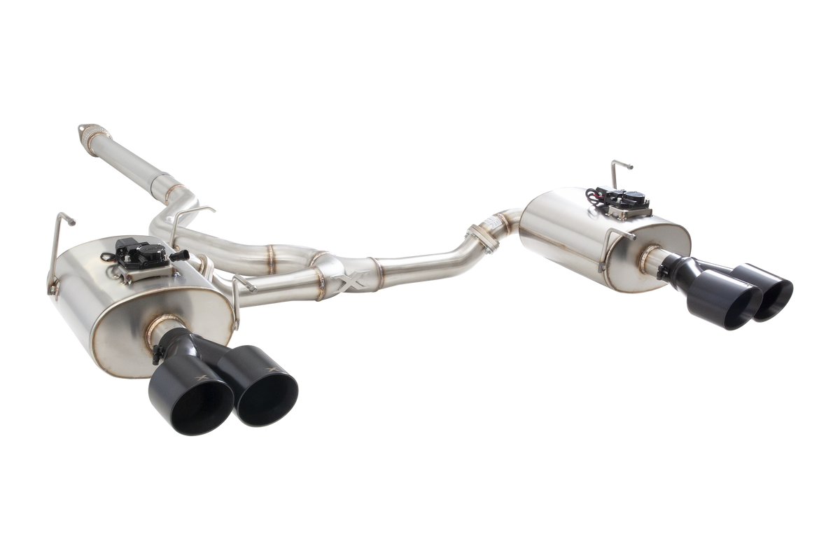 SUBARU WRX SEDAN VB Varex WR Valved Cat Back Exhaust System with Black Tips