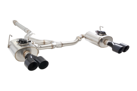 SUBARU WRX SEDAN VB Varex WR Valved Cat Back Exhaust System with Black Tips