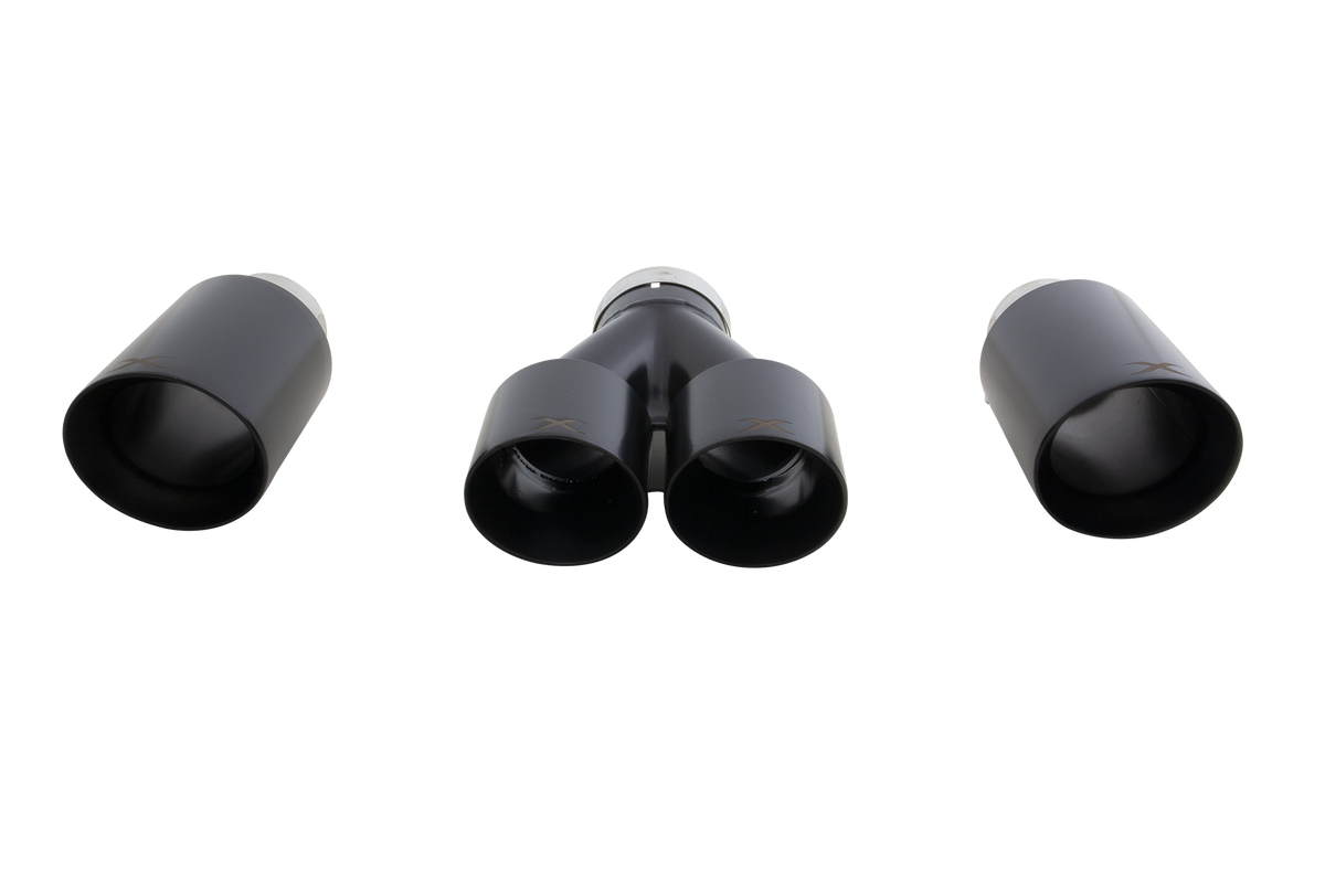 Toyota Corolla GR Matte Black Exhaust Tip Set