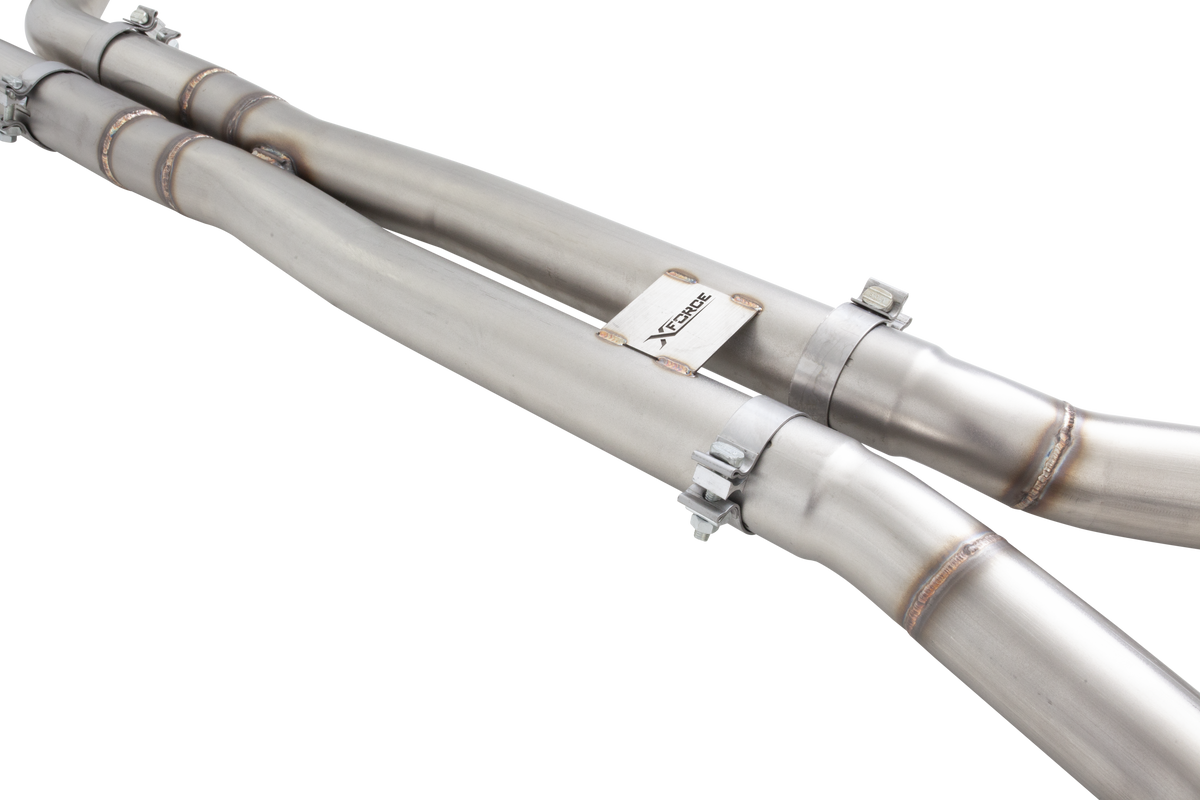 HSV VF Sedan Straight Pipe Center Twin 3Inch 304 SS Cat Back