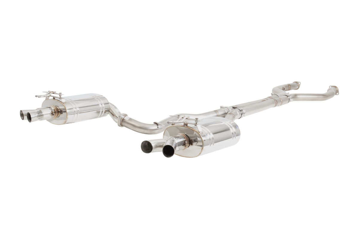 HSV VF Maloo Straight Pipe Center Twin 3Inch 304 SS Cat Back