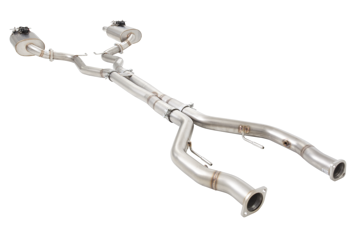 HSV VF Sedan Straight Pipe Center Twin 3Inch 304 SS Varex Valved Cat Back