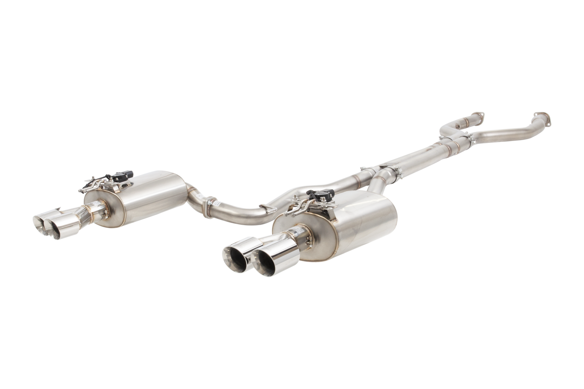 Holden VE VF V8 Sedan Straight Pipe Center 304 SS Twin 3Inch Varex Valved Cat Back