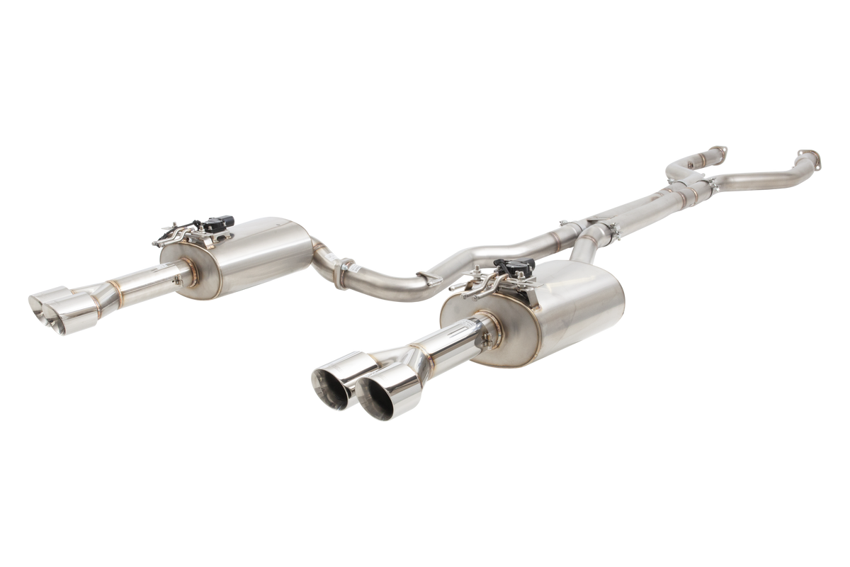 Holden VE VF V8 Ute Straight Pipe Center 304 SS Twin 3Inch Varex Valved Cat Back