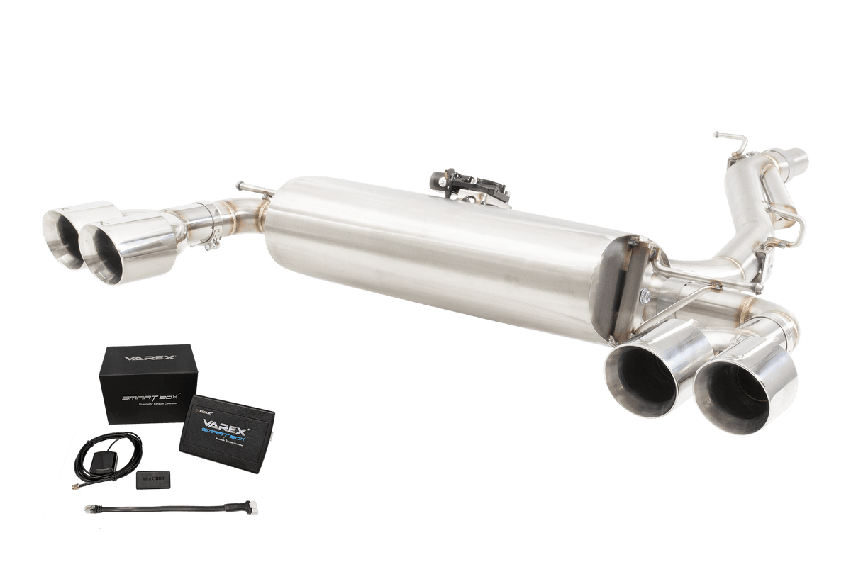 VW Tiguan R Varex Valved Cat Back Exhaust System with SmartBox