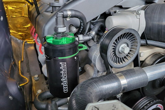 [Improved Racing]   Oil System - CCS Oil Catch Can Kit for GM Gen III & IV LS Engines, 7 oz