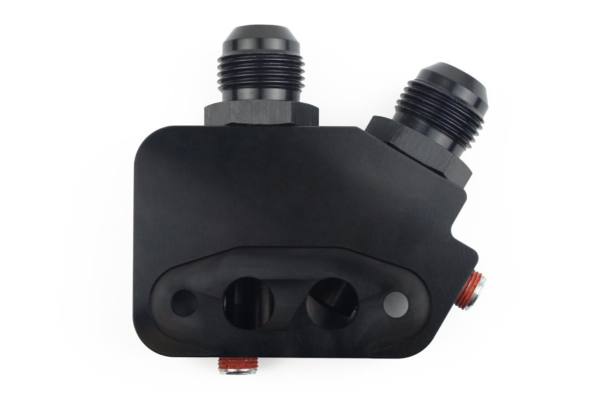 [Improved Racing]   Oil System - Low-Profile Oil Cooler Adapter for LS Engines EGM-106